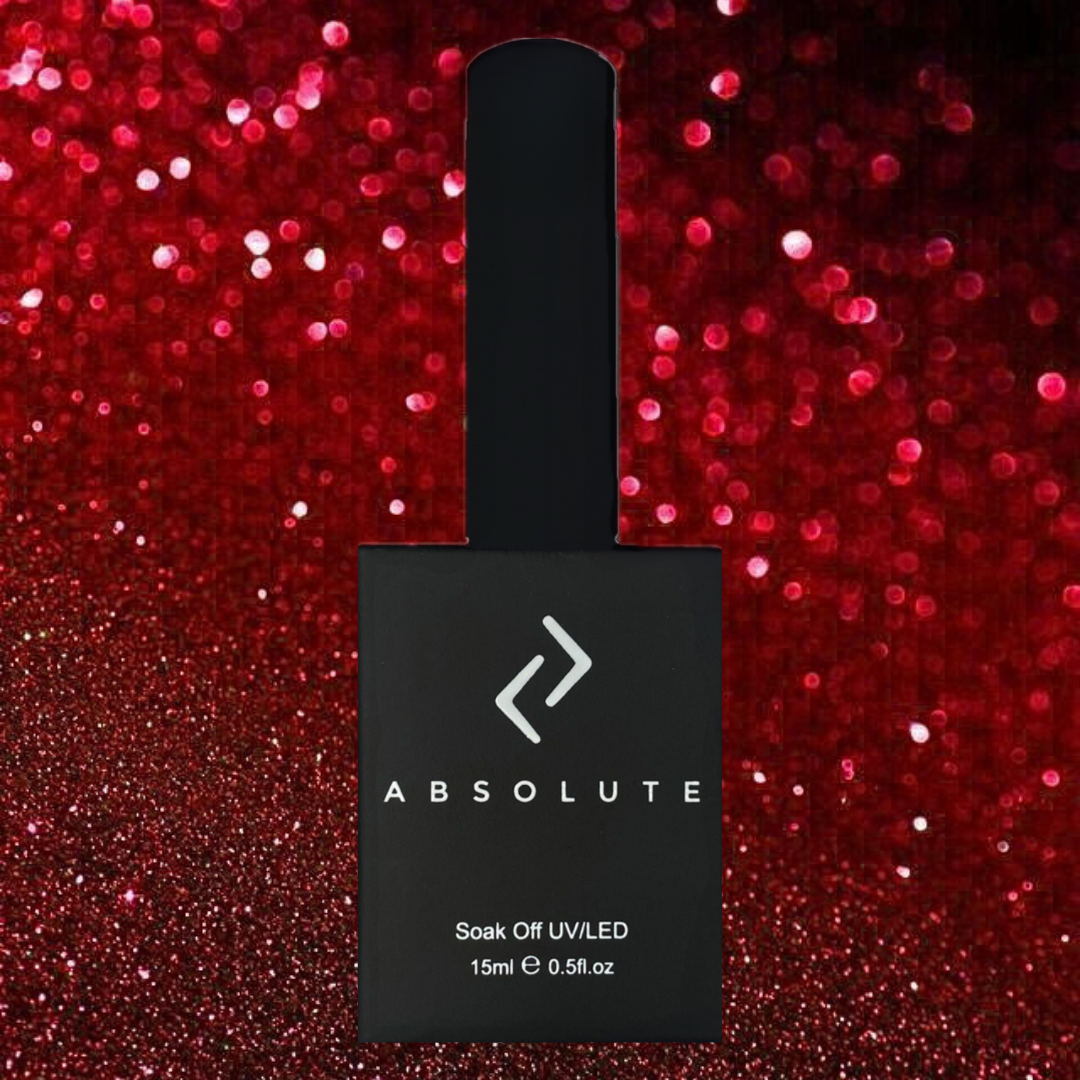 Sparkly Wine Red Gel Polish 15ml