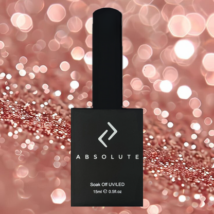 Sparkly Peach Gel Polish 15ml