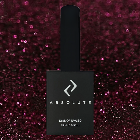 Sparkly Burgundy Gel Polish 15ml