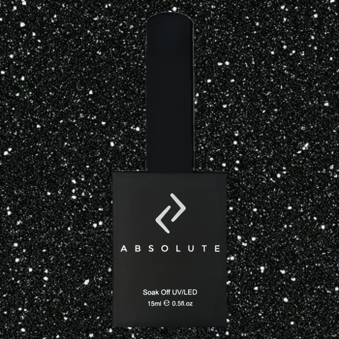 Sparkly Black Gel Polish 15ml