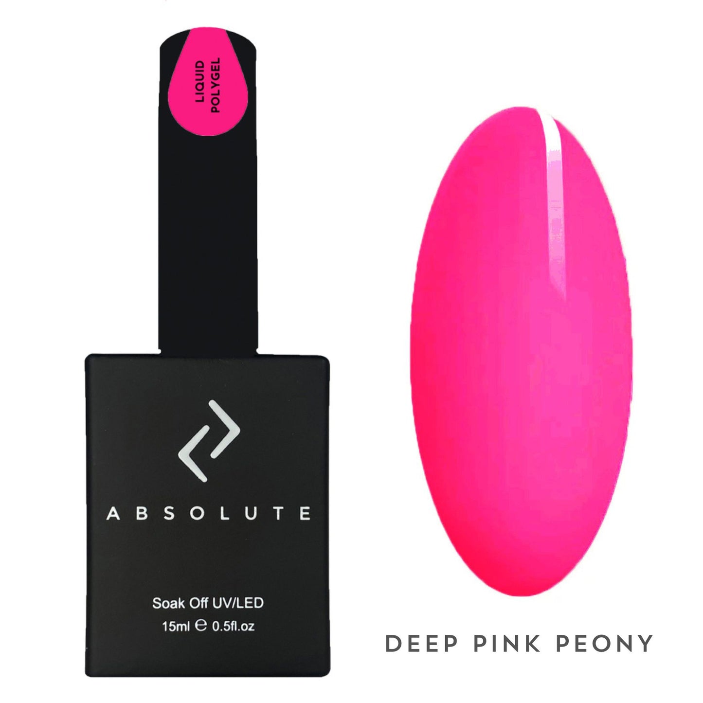Liquid Polygel Deep Pink Peony 15ml