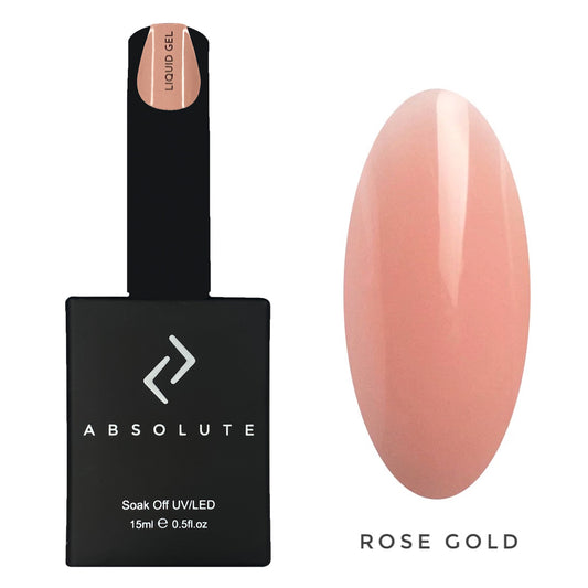 Liquid gel in bottle ROSE GOLD 15ml