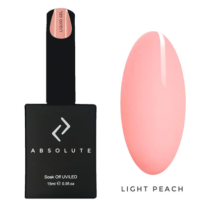 Liquid gel in bottle LIGHT PEACH 15ml