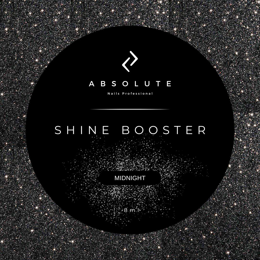 Shine Booster MIDNIGHT (GREY/BLACK) Glitter Paint gel 8ml