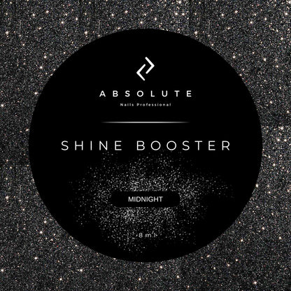 Shine Booster MIDNIGHT (GREY/BLACK) Glitter Paint gel 8ml